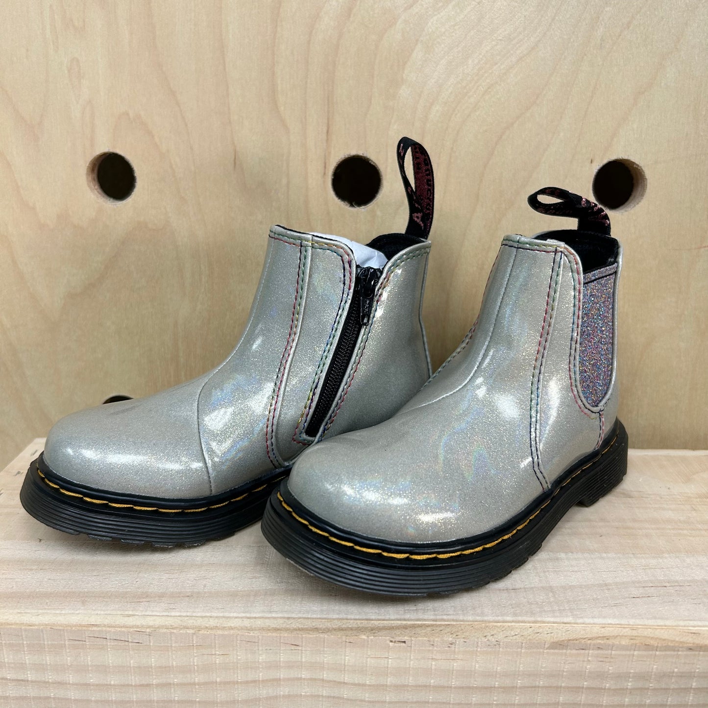 Silver Glitter Boots NEW!