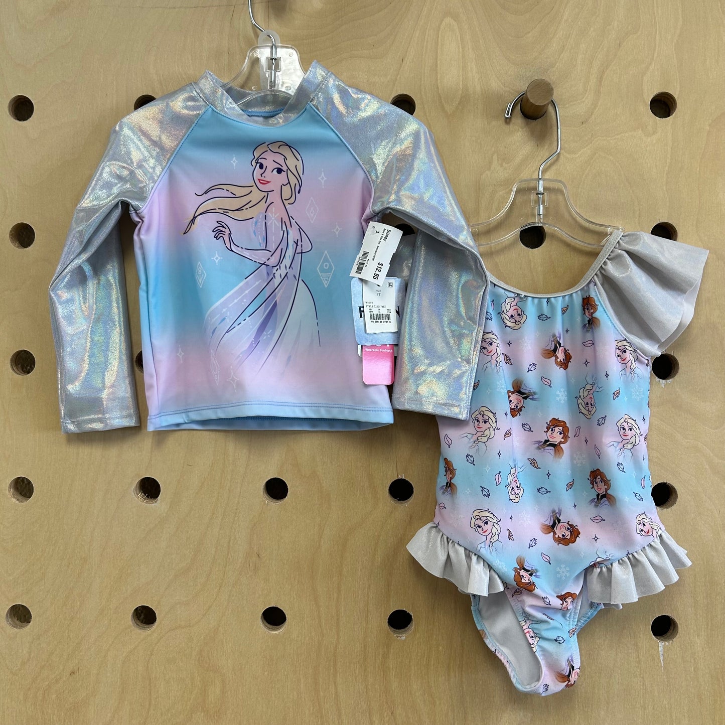 Anna & Elsa 2pc. Swimsuit NEW!