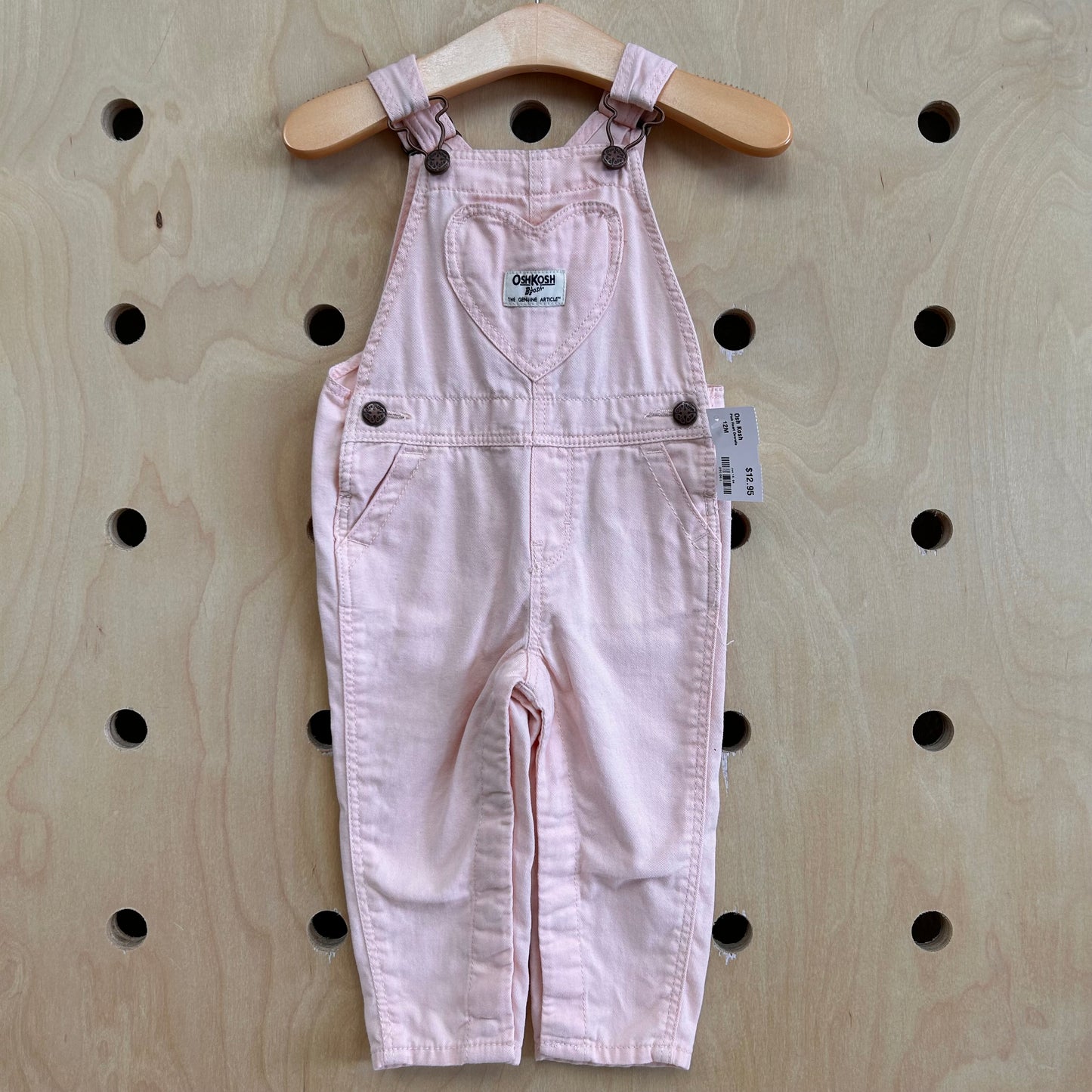 Pink Heart Overalls