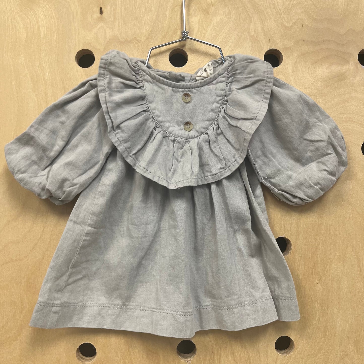 Grey Ruffle Dress