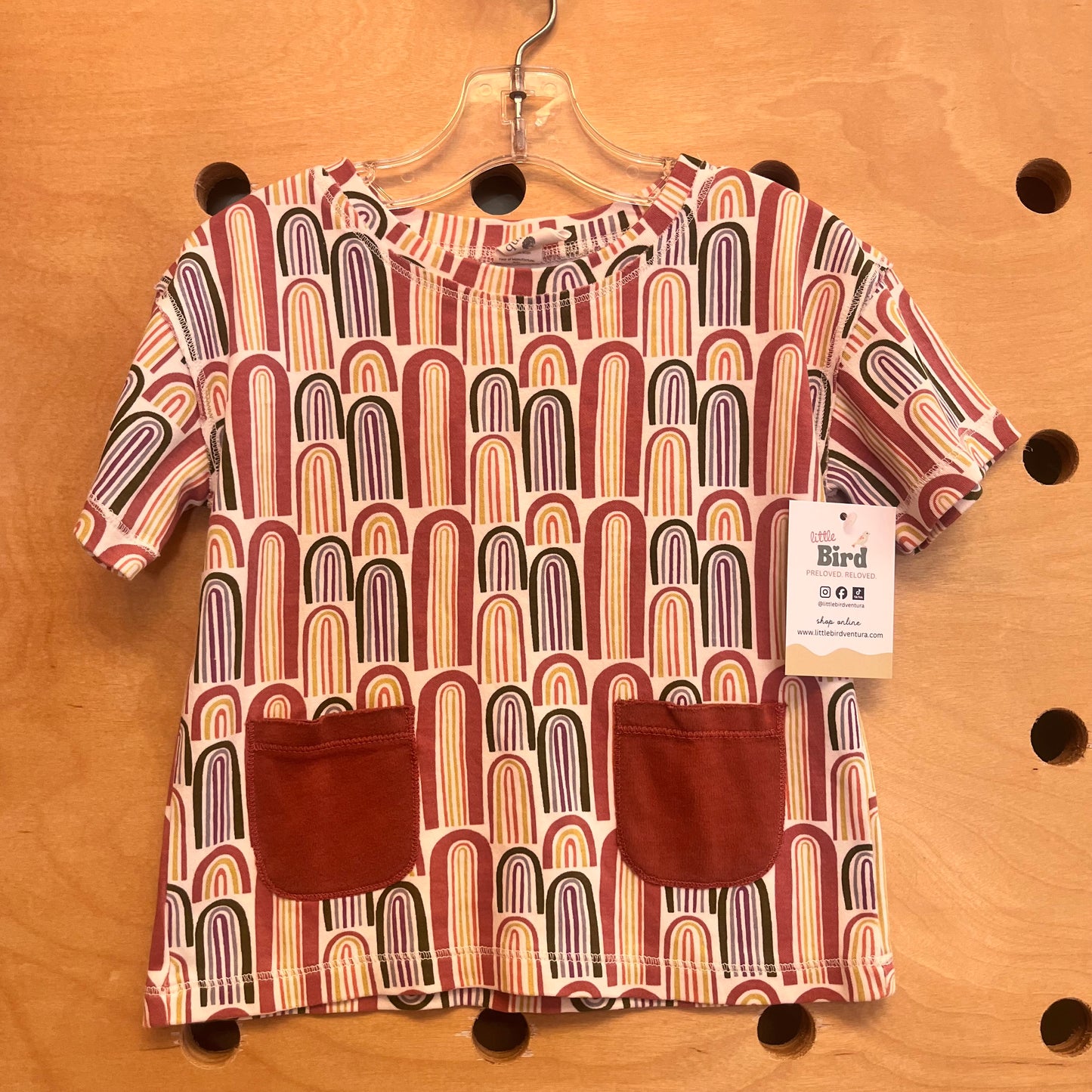 Organic Neutral Rainbows Top
