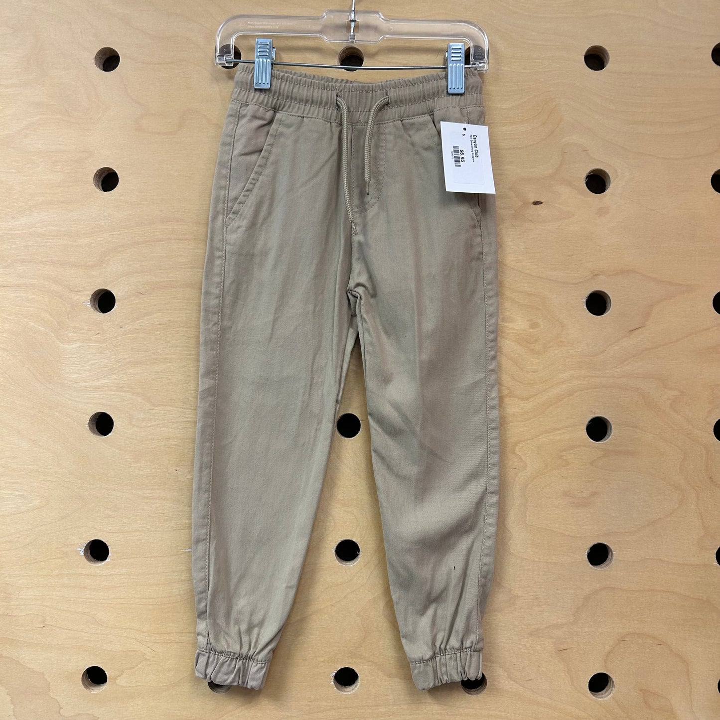 Tan Drawstring Joggers