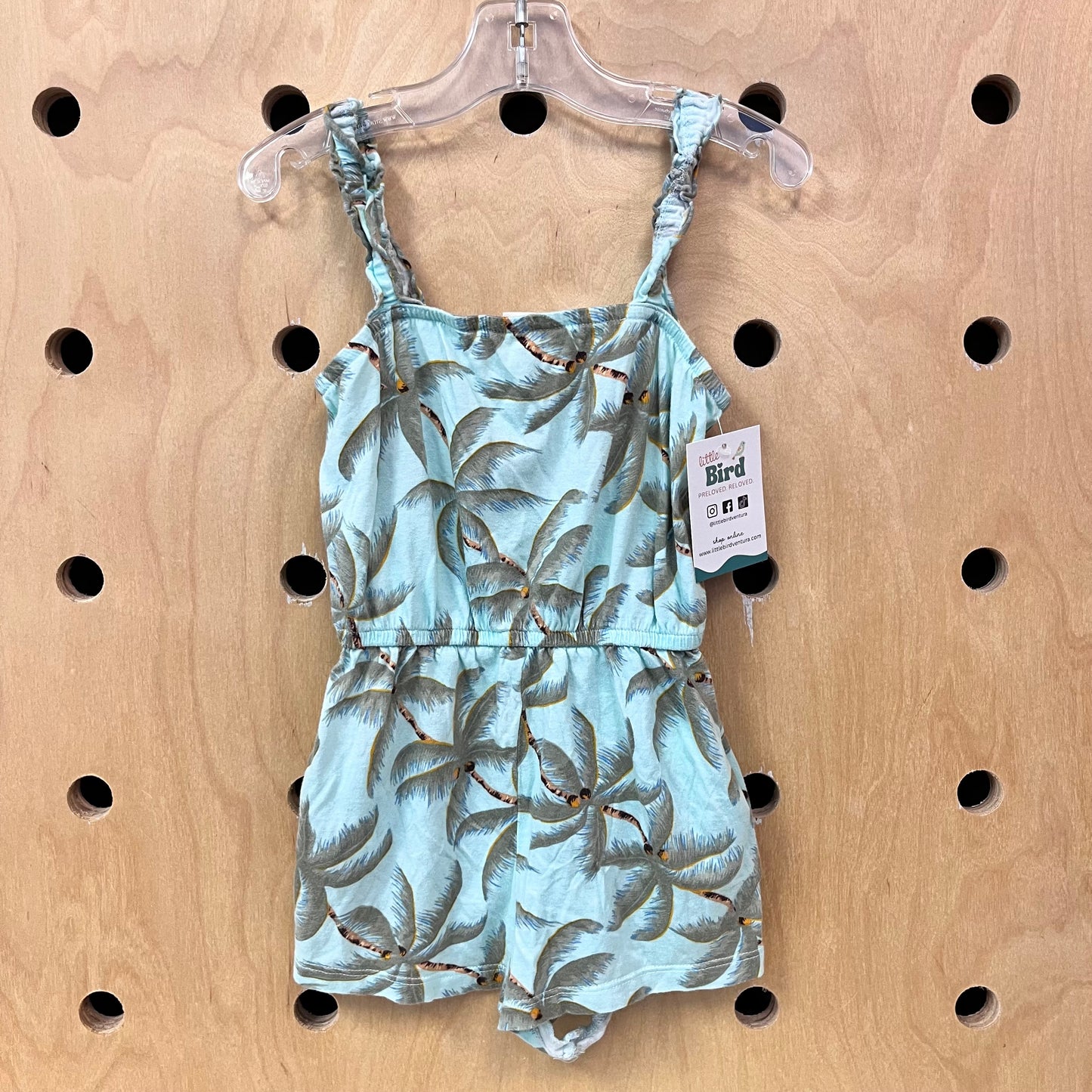 Mint Palms Romper
