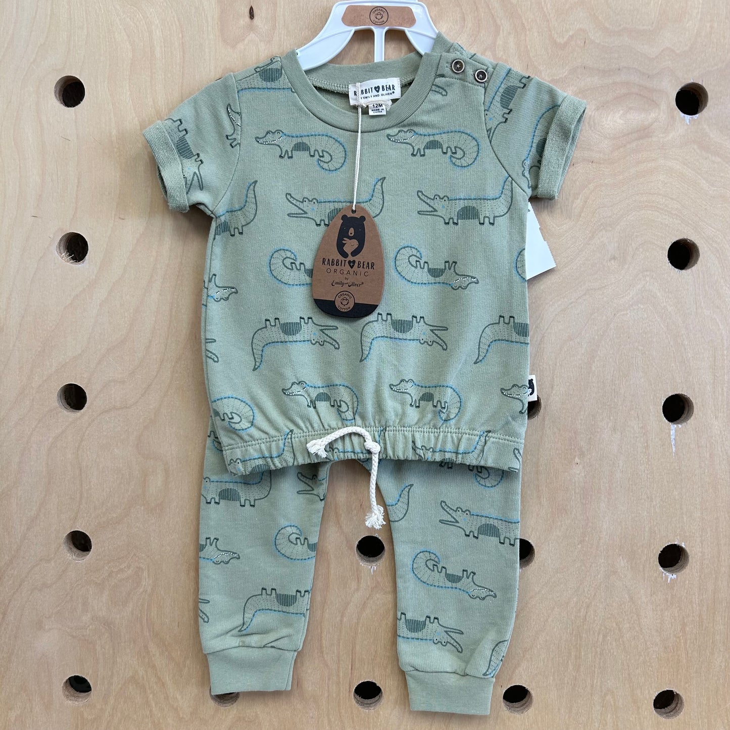 Organic Green Crocs Outfit NEW!