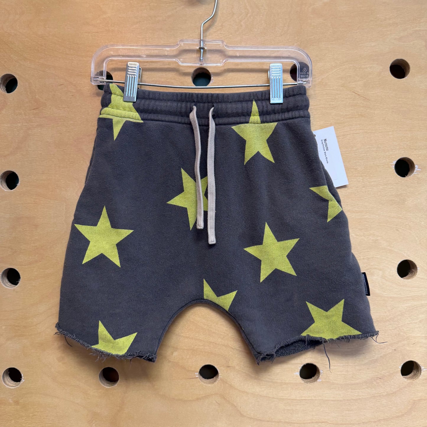 Grey/Yellow Stars Shorts