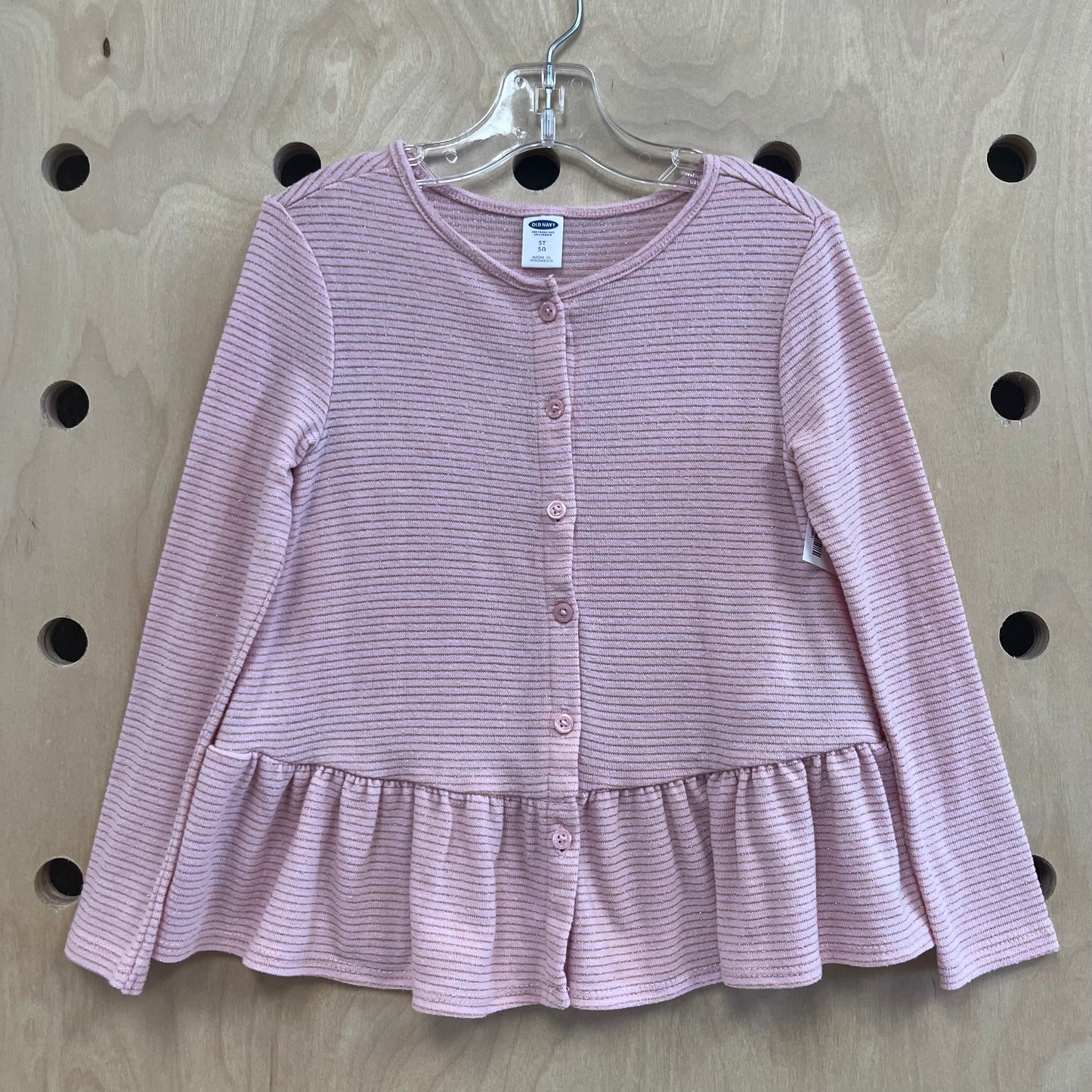 Pink & Gold Shimmer Top