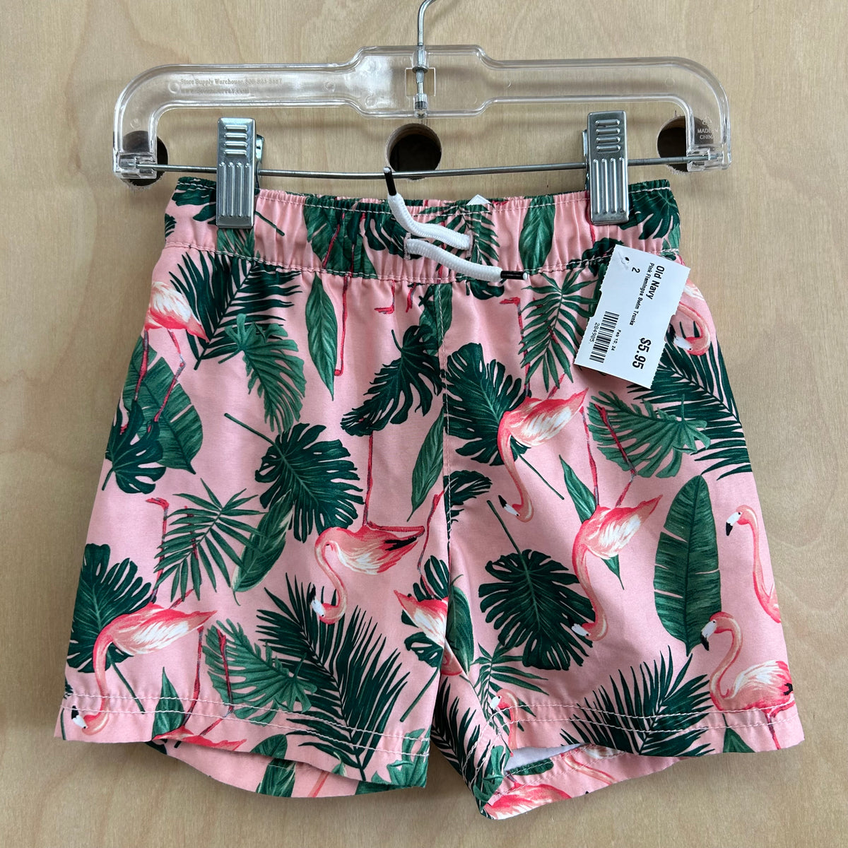 Pink Flamingos Swim Trunks