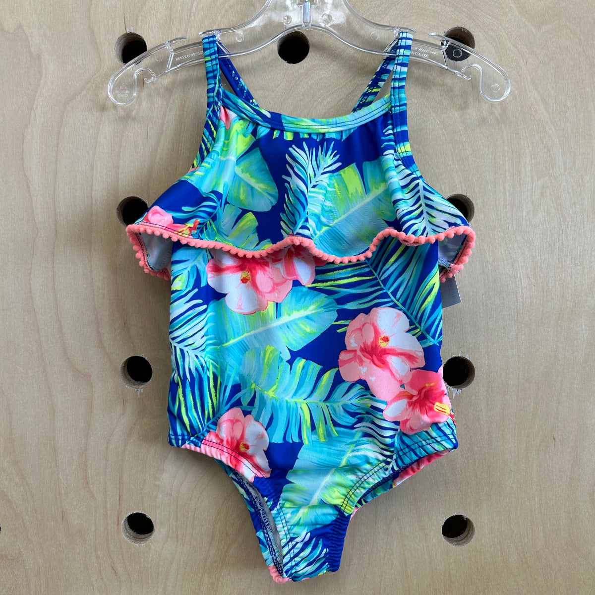 Blue Tropical Swimsuit