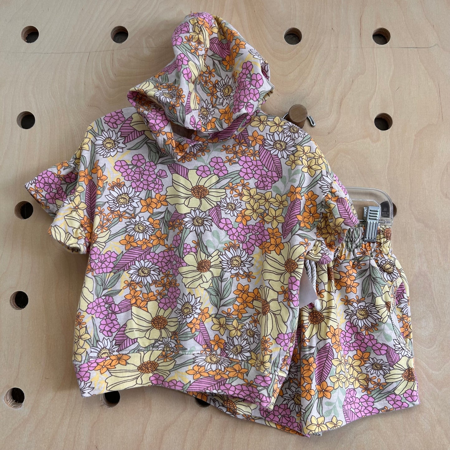 Pink + Yellow Floral Outfit