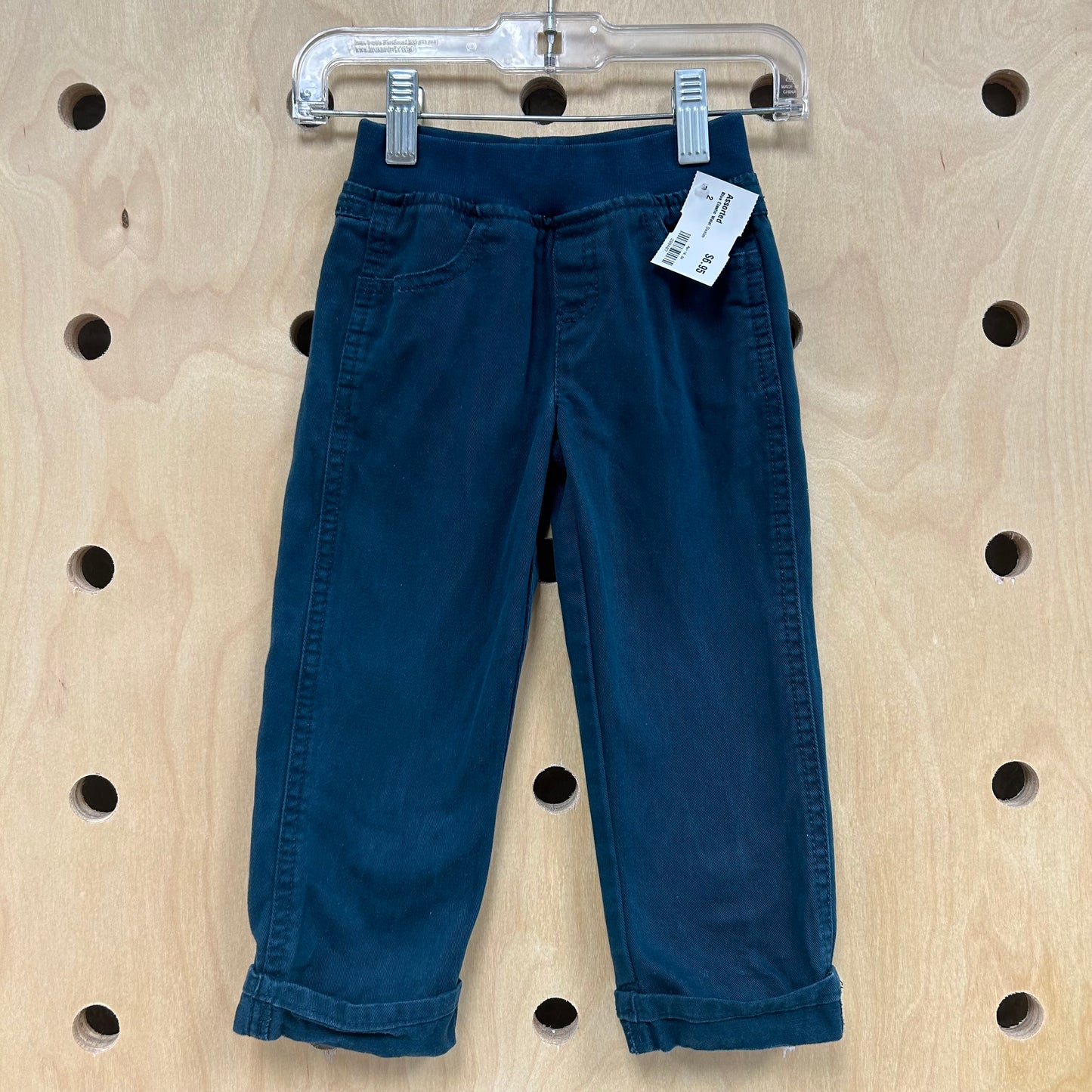 Blue Elastic Waist Denim