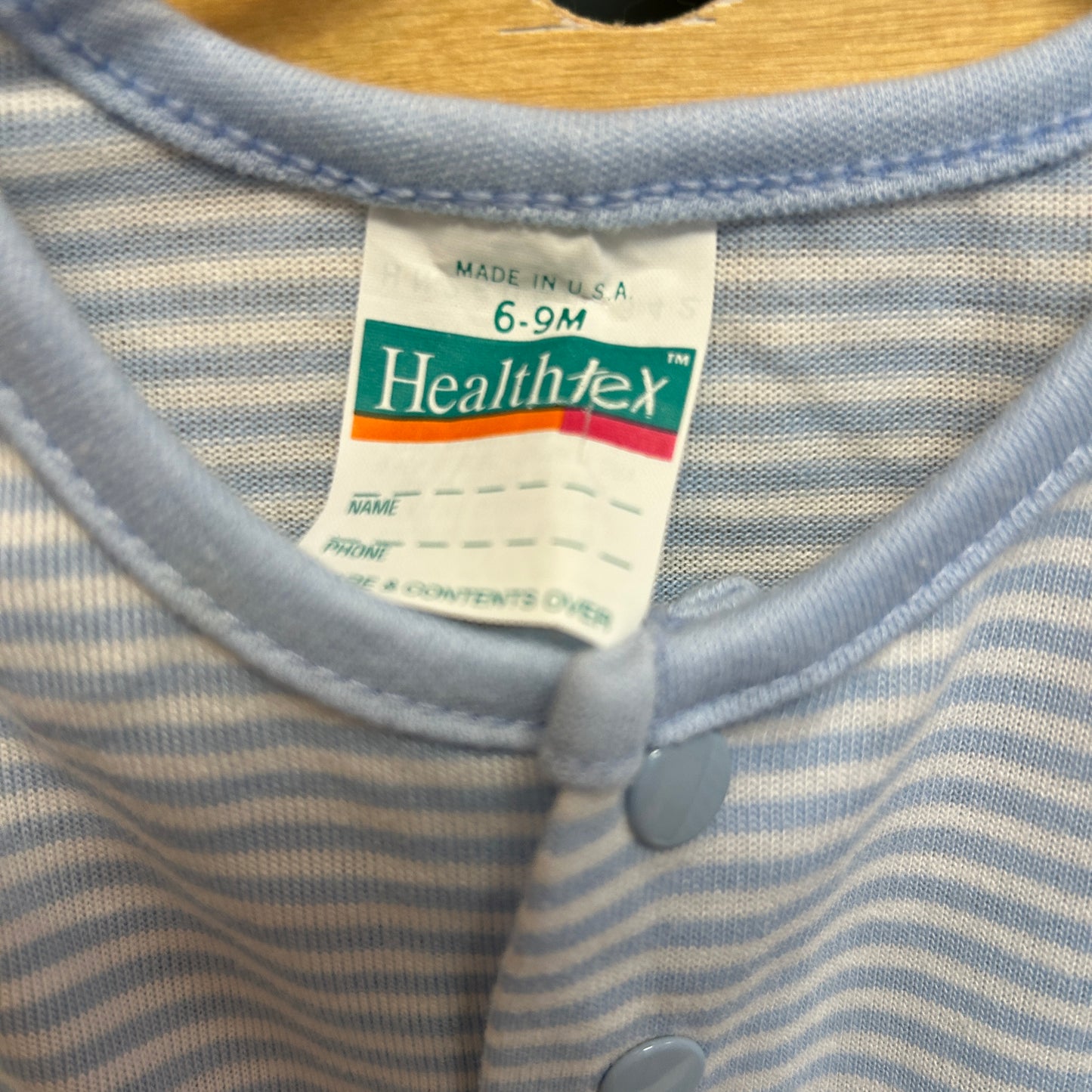 Health-Tex Blue Striped Boat Bubble Romper