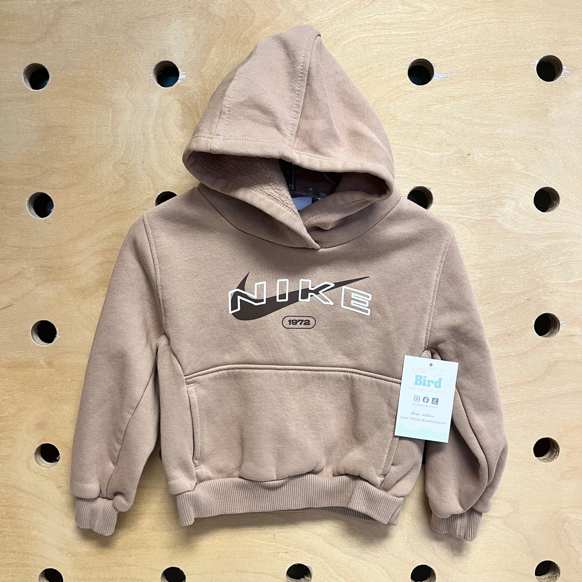 Brown Logo Hoodie