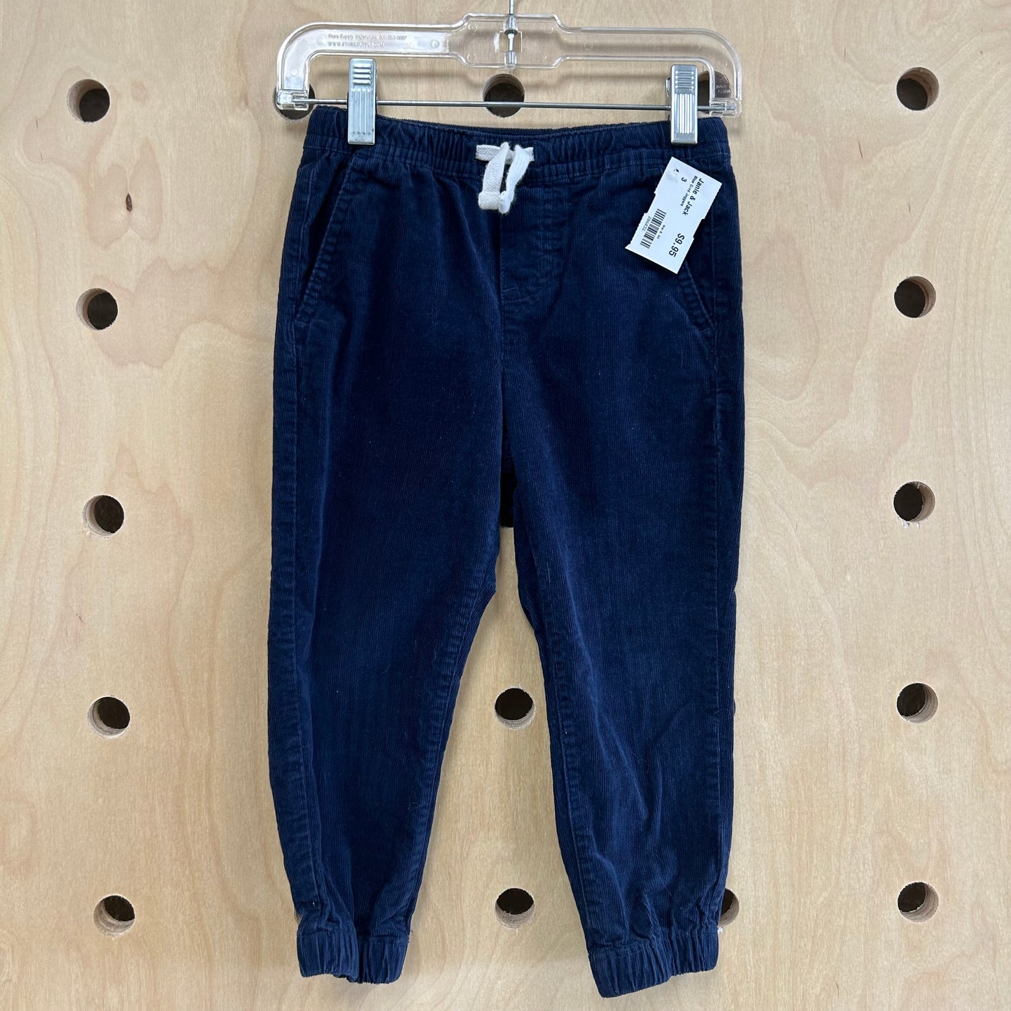 Blue Cord Joggers