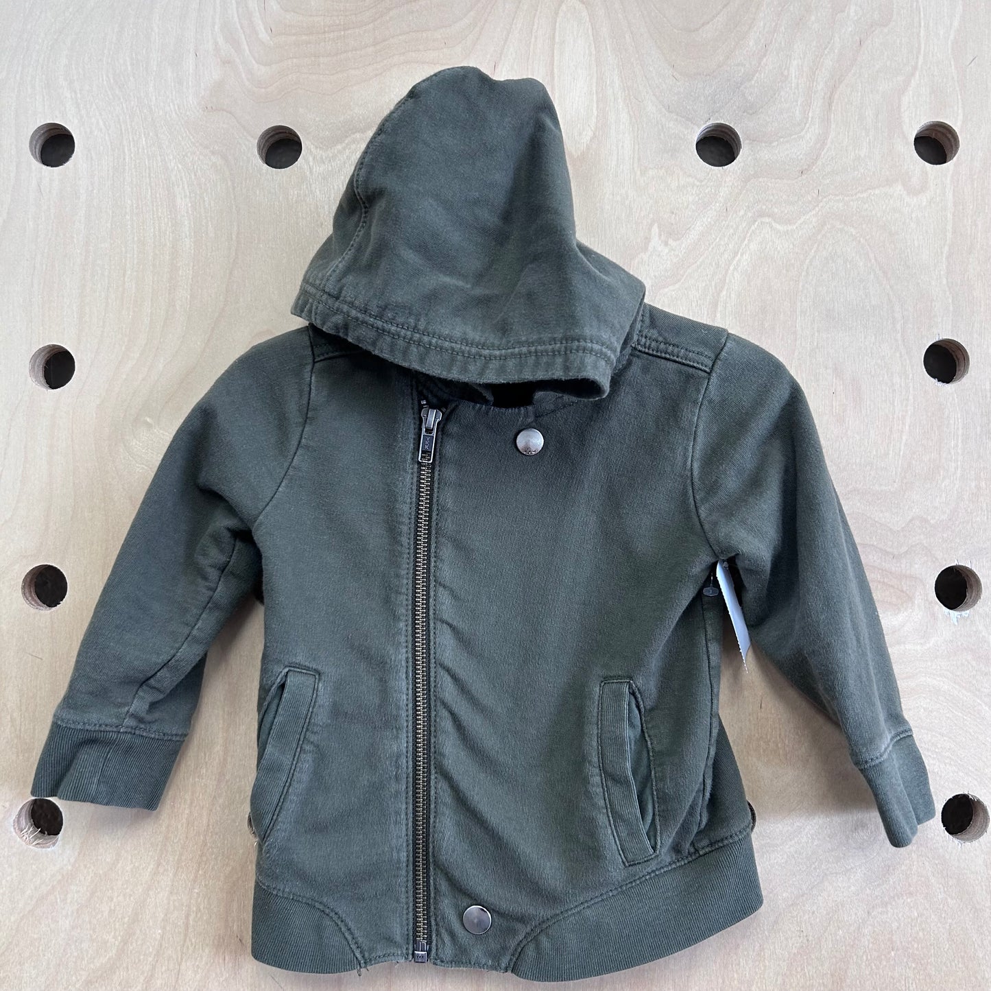 Green Zip Hoodie
