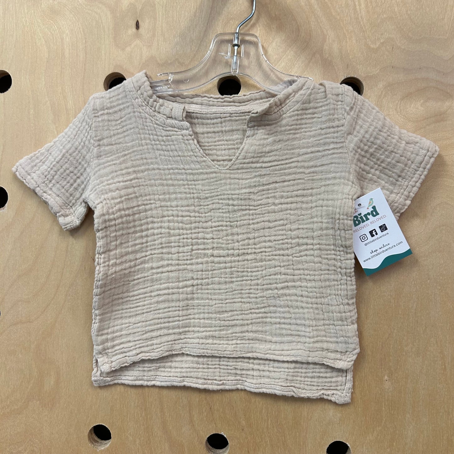 Tan Gauze Shirt