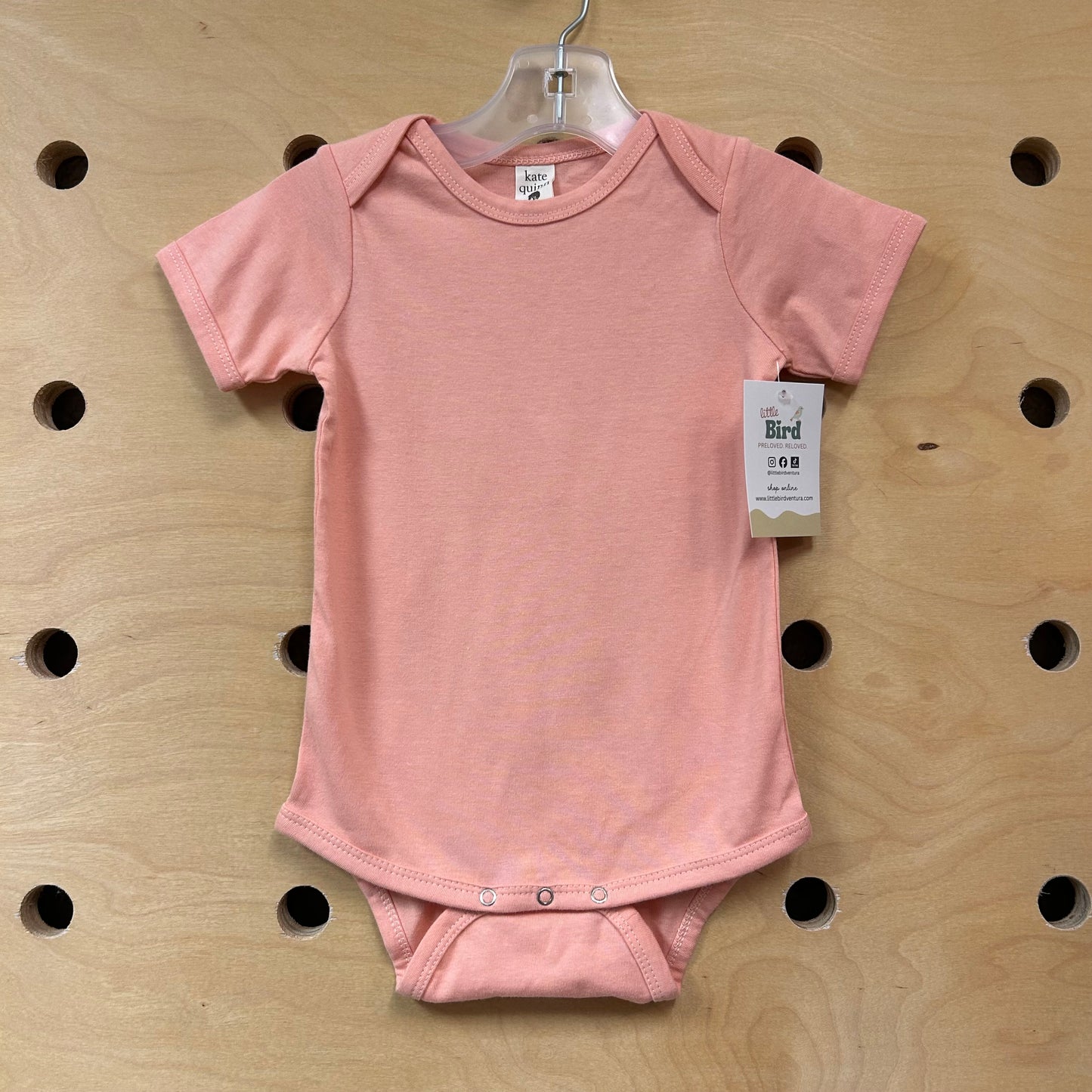 Organic Peach Bodysuit