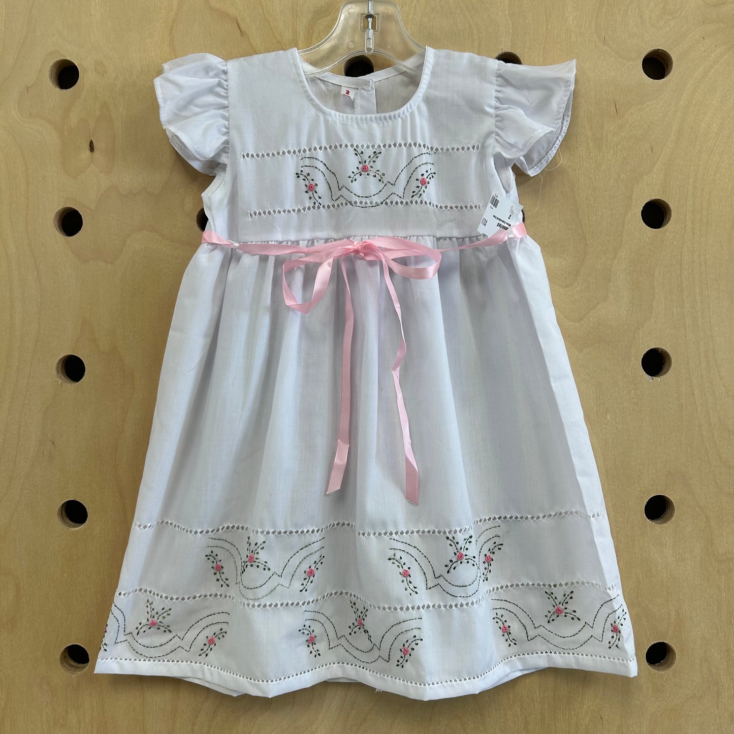 White Embroidered Dress