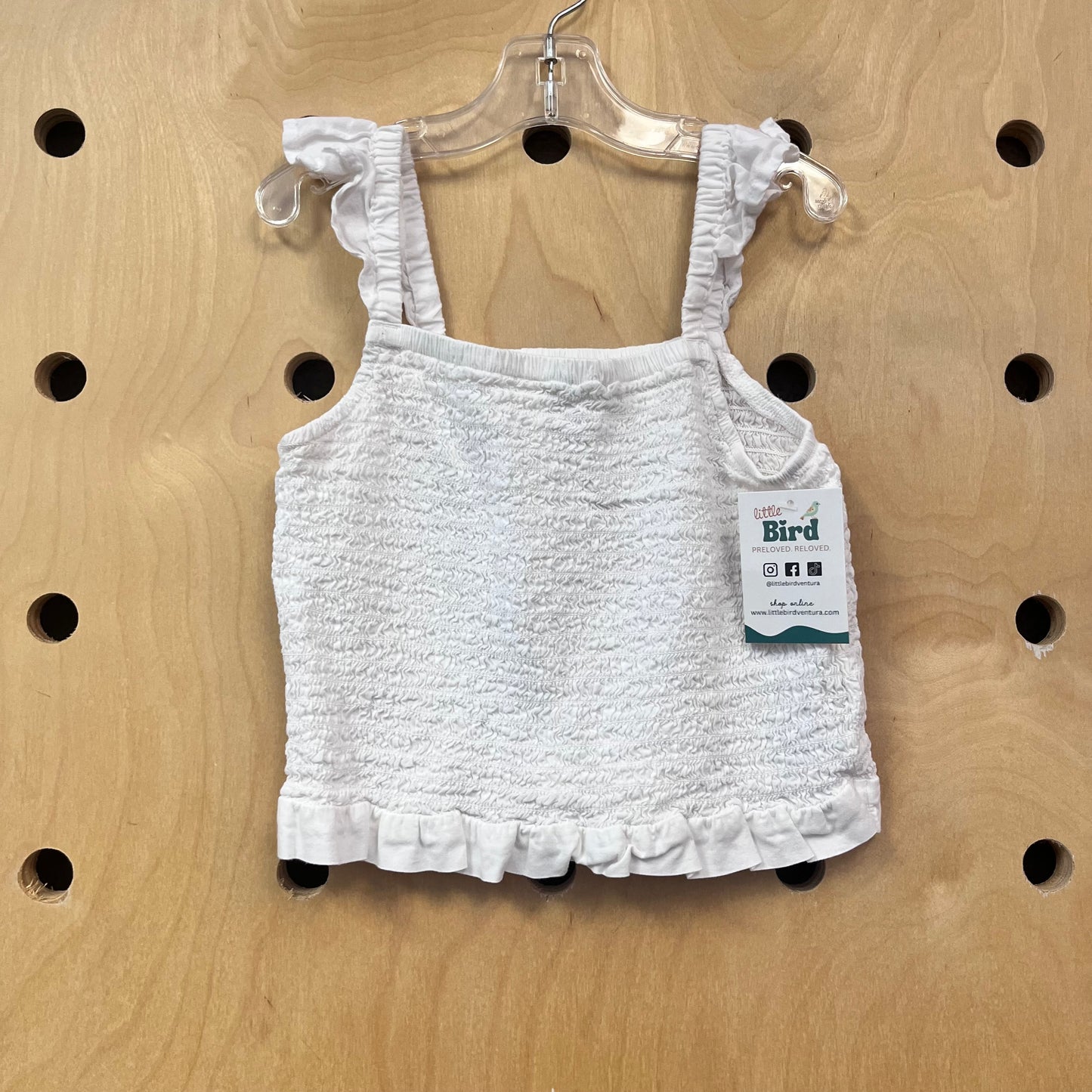 White Smocked Tank