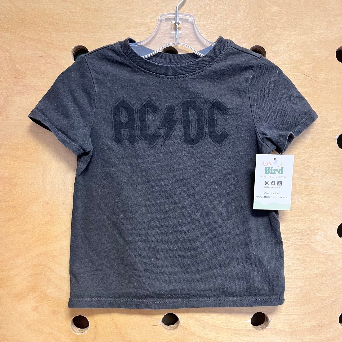 Grey ACDC Tee