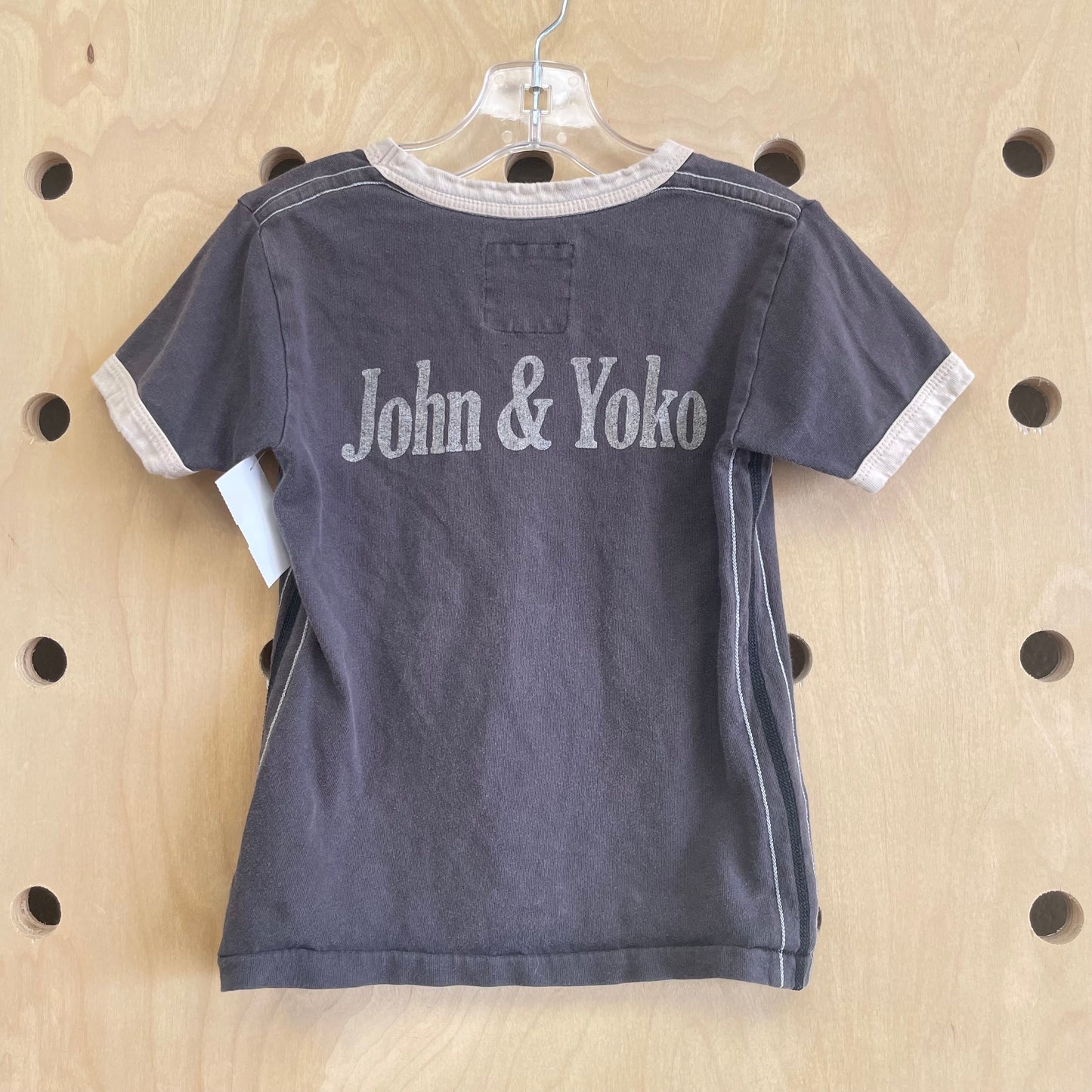Grey Beatles Ringer Tee