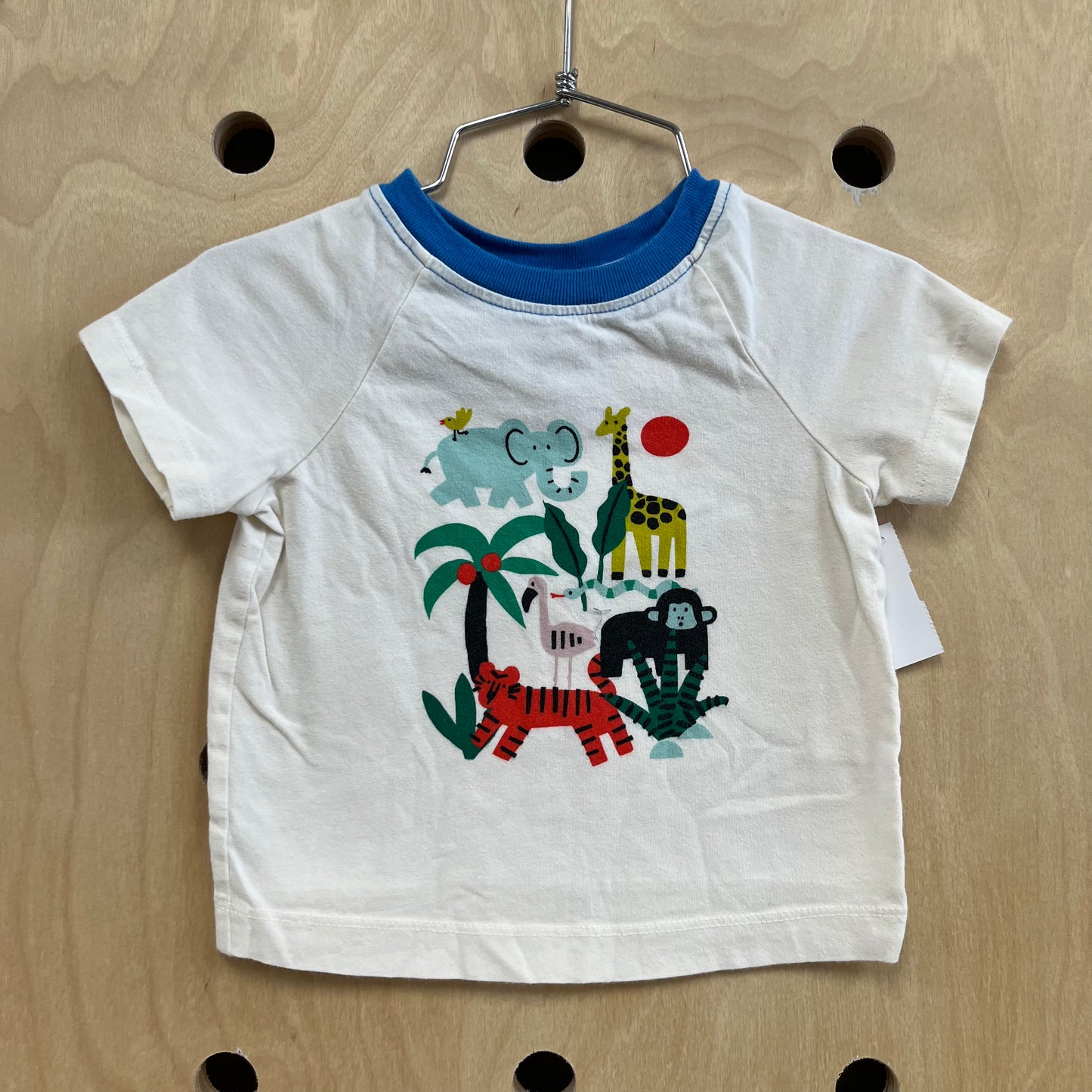 Cream & Blue Safari Tee