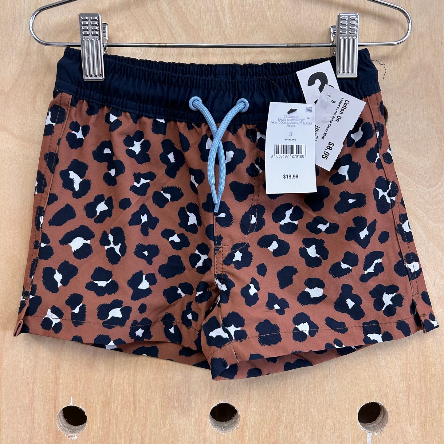 Leopard Print Swim Shorts NEW!