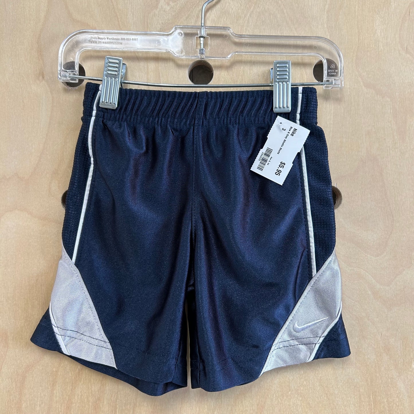 Blue & Grey Athletic Shorts