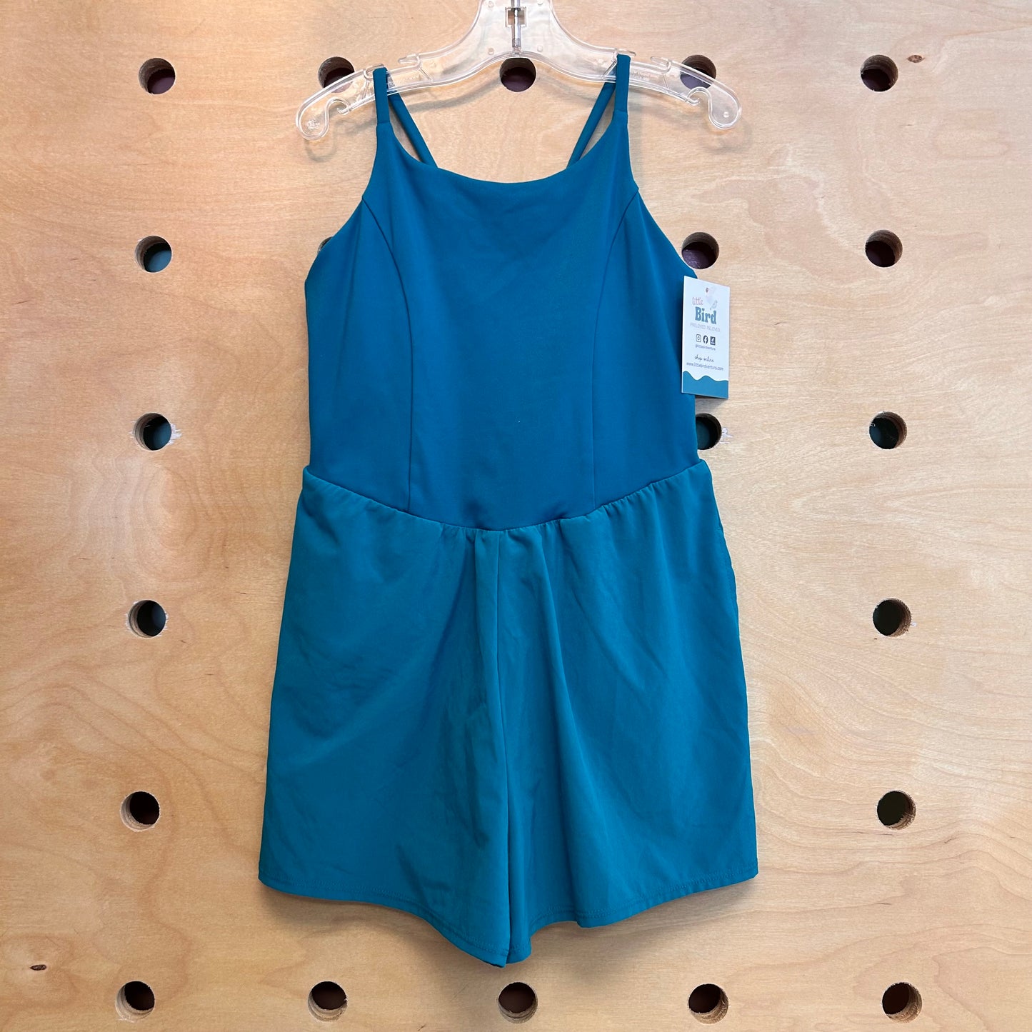 Teal Active Romper
