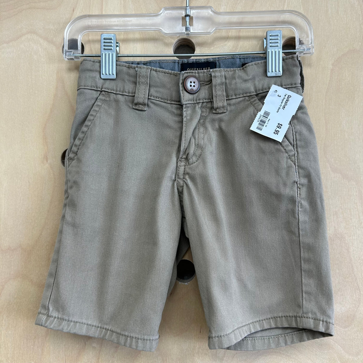 Tan Regular Fit Shorts