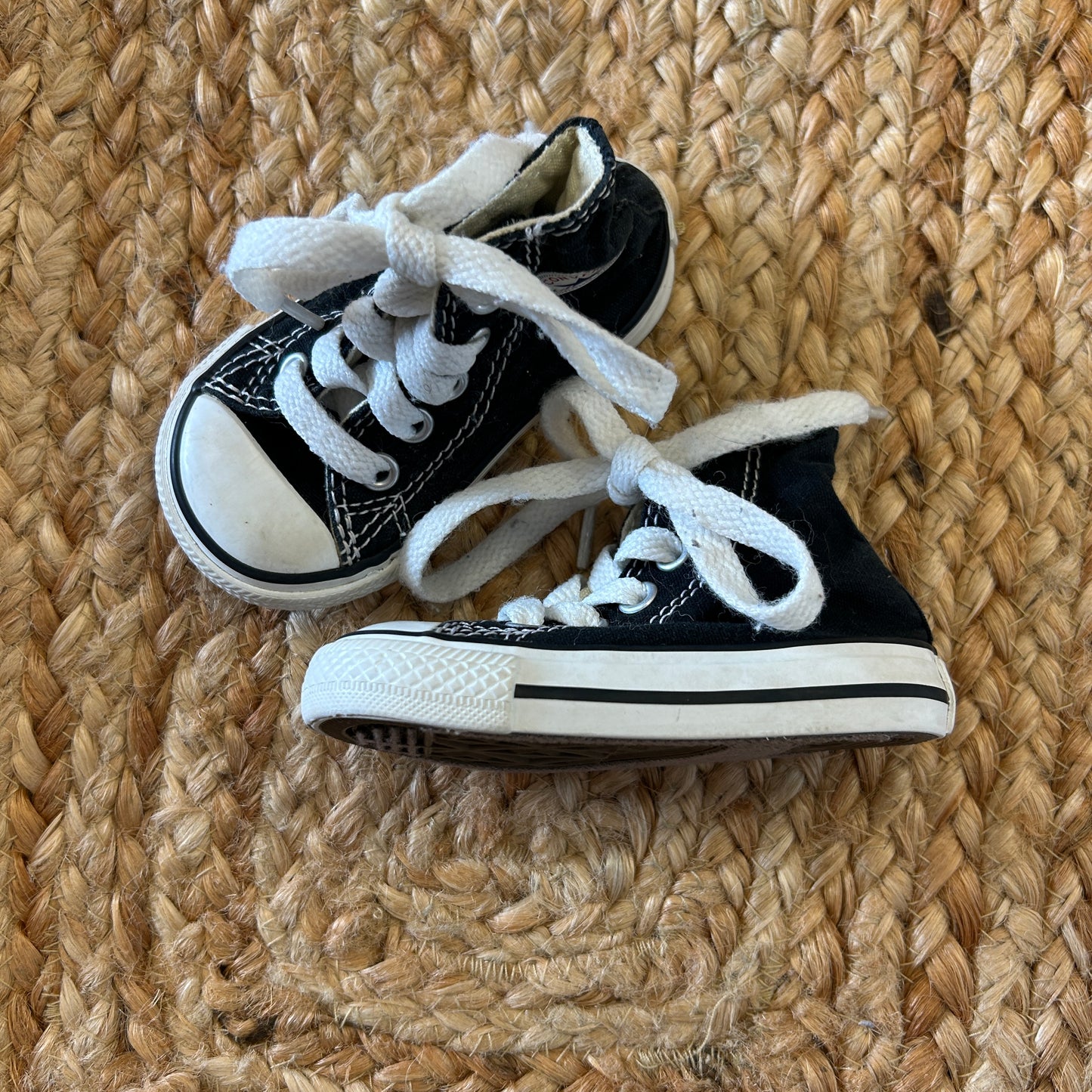 Black/White All Star Hi-Tops