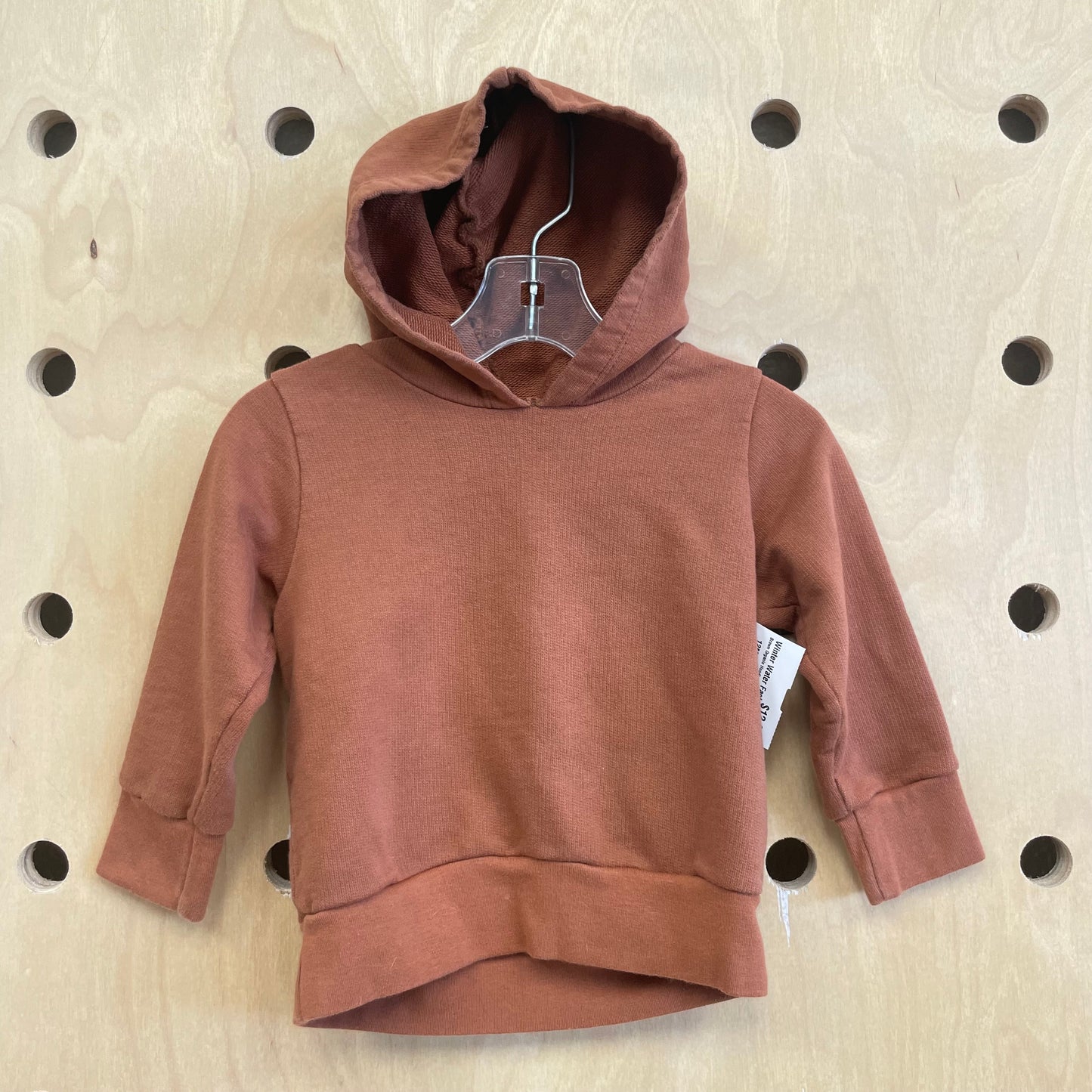 Brown Organic Hoodie Pullover