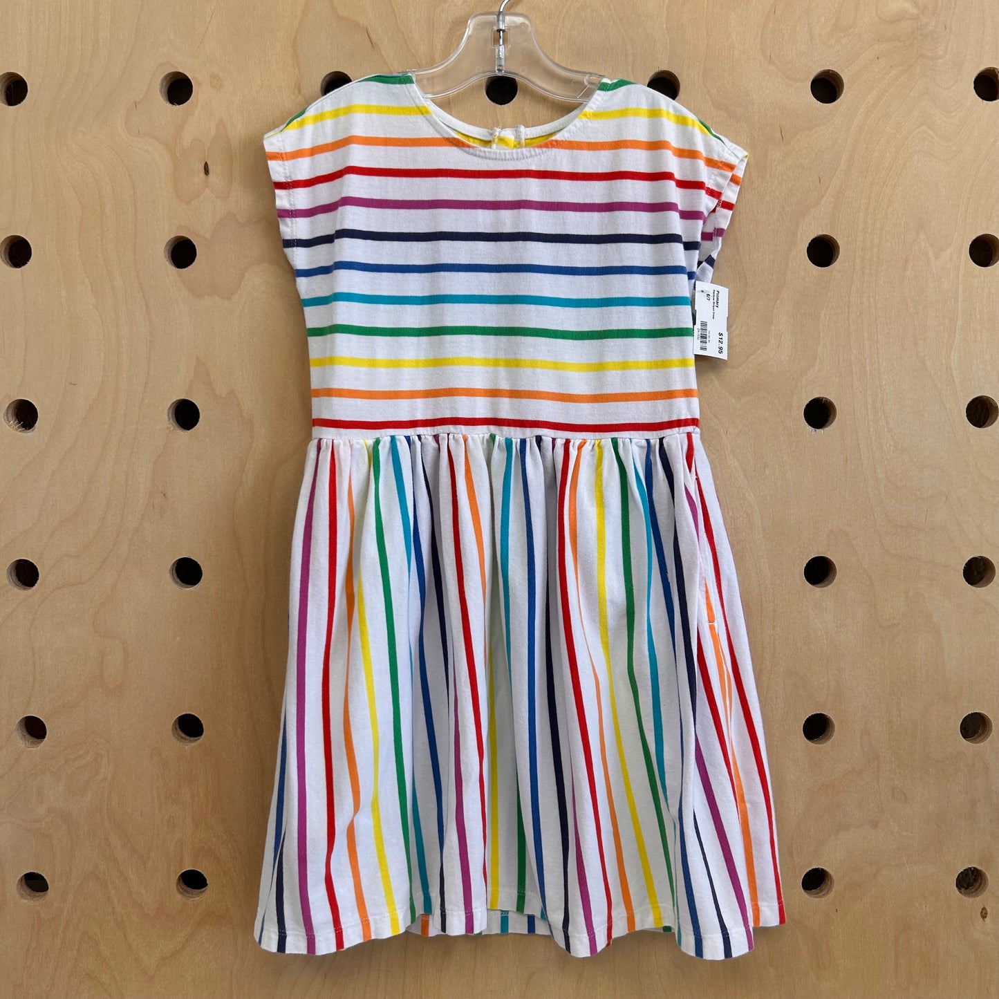Rainbow Striped Dress