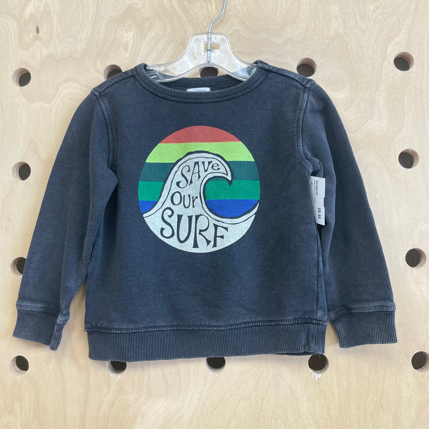 Grey Save Our Surf Pullover