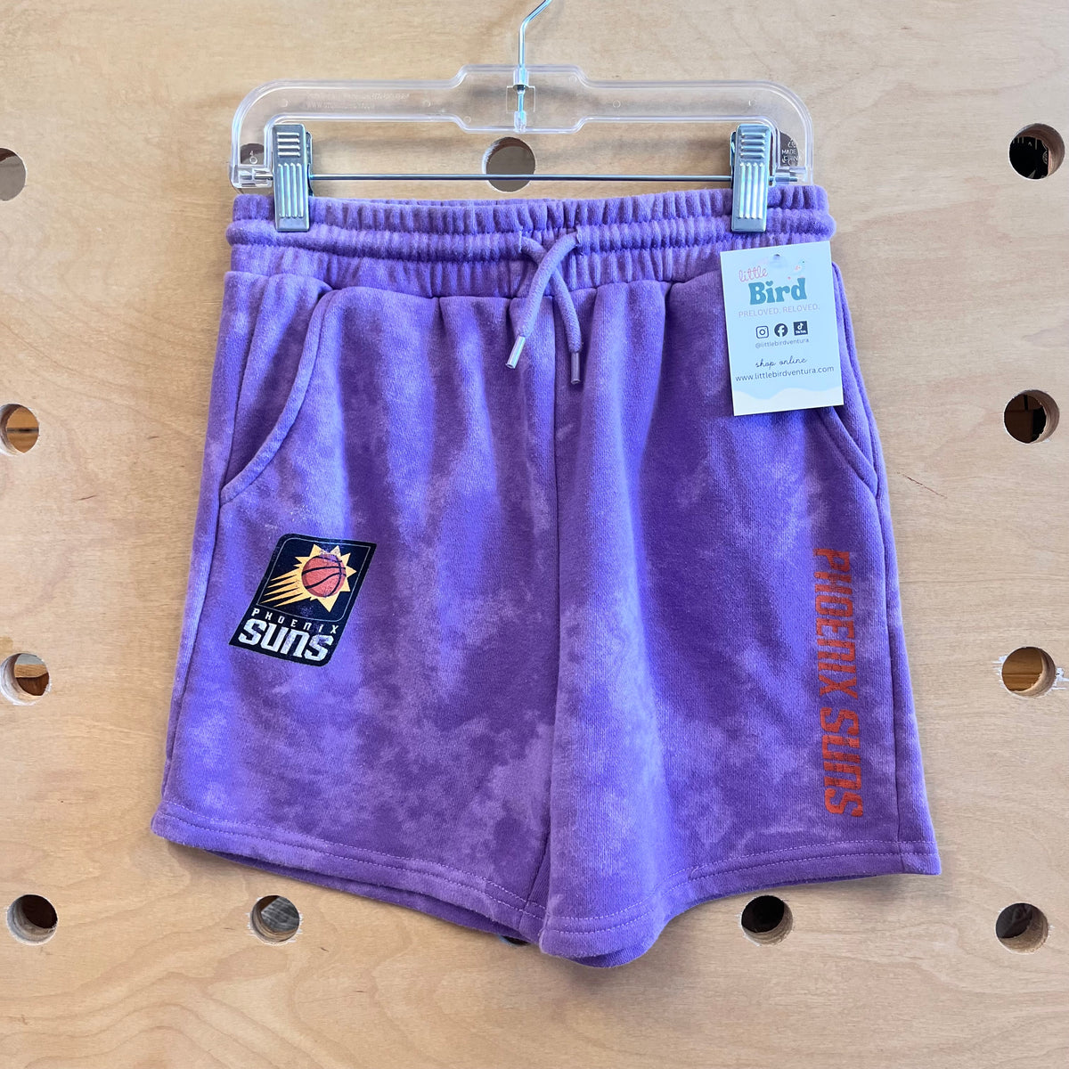 Purple Drawstring 'Suns' Shorts