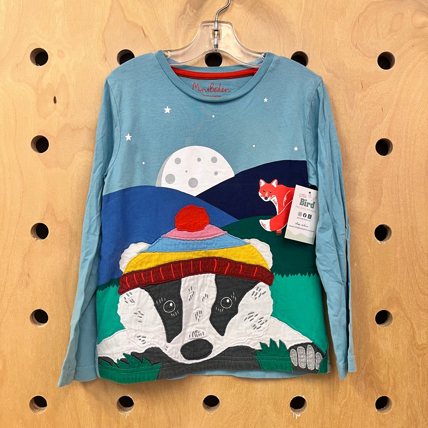 Colorful Cotton Raccoon/Fox LS
