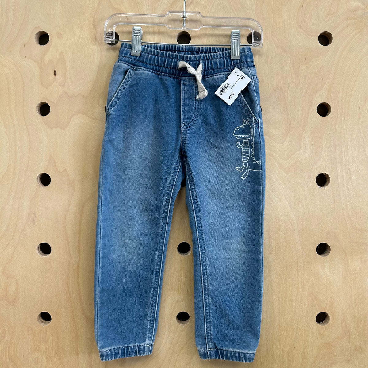 Dino Pockets Denim Joggers