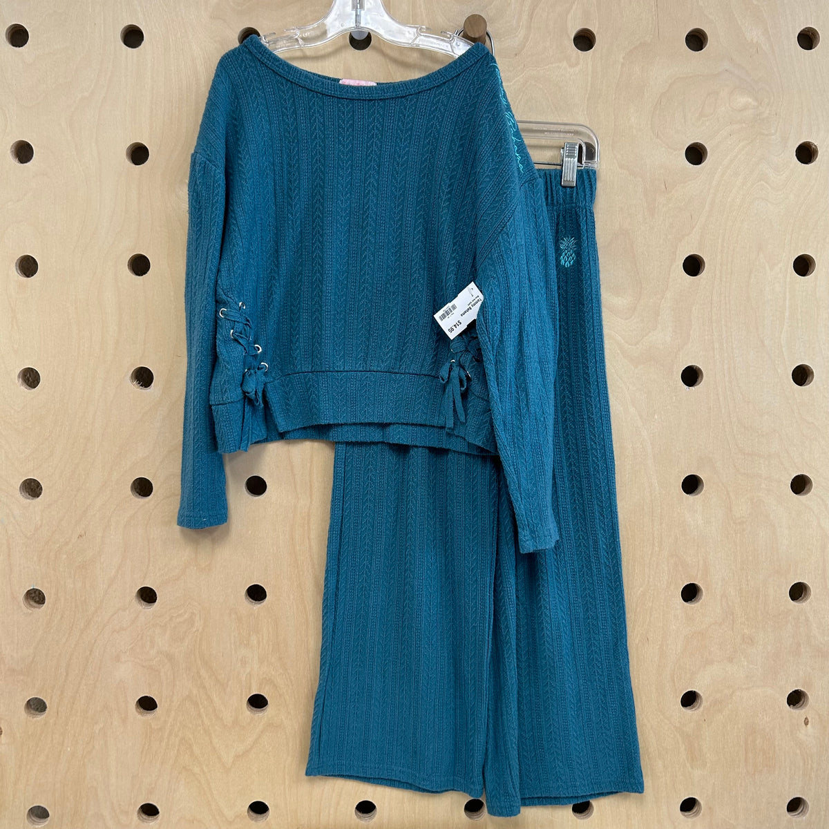 Blue Knit Outfit