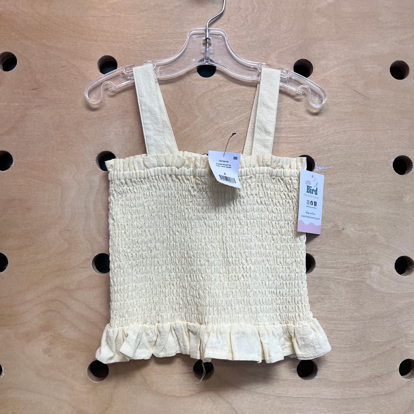 Yellow Smocked Tank NEW!!