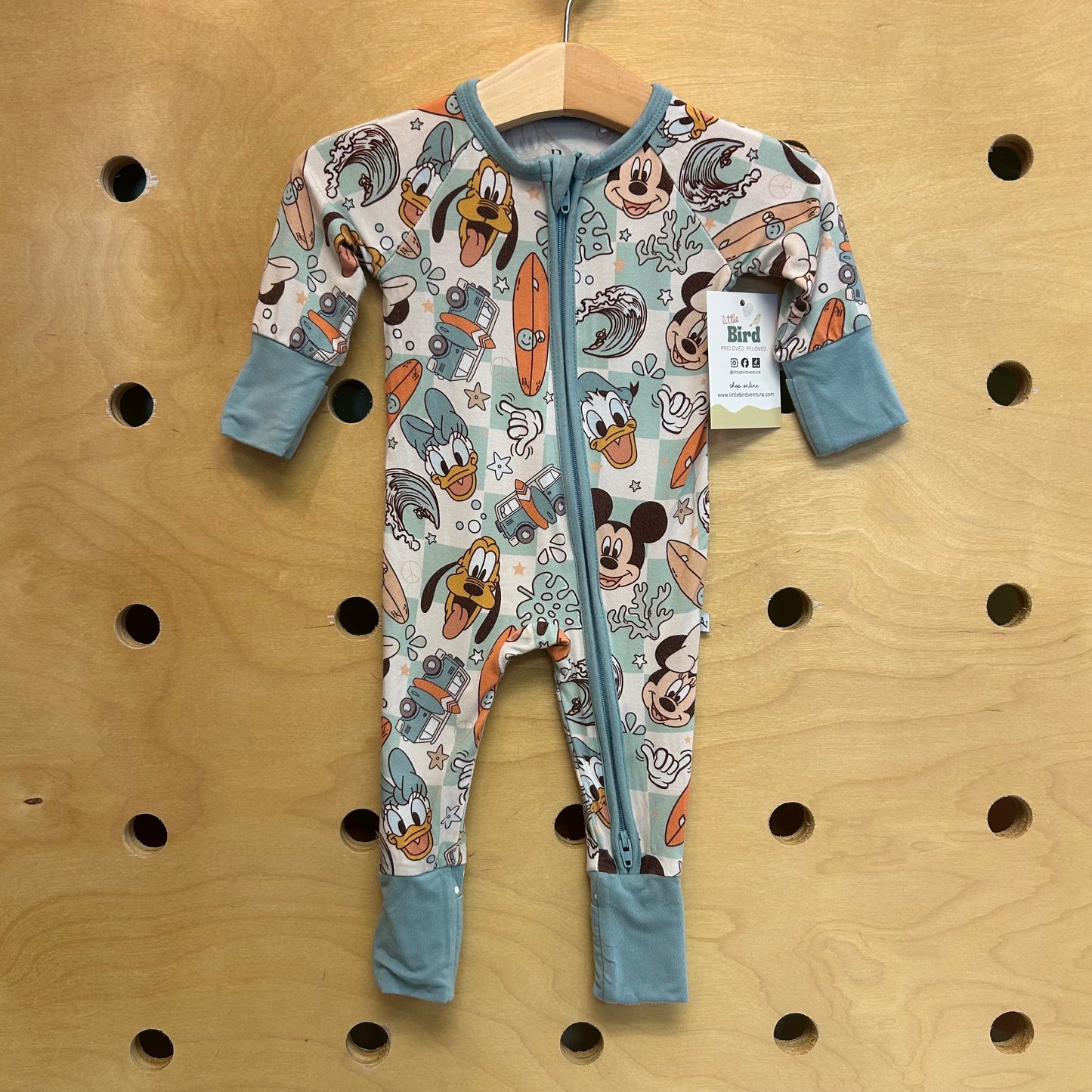 Blue Bamboo Mickey & Friends Zippy