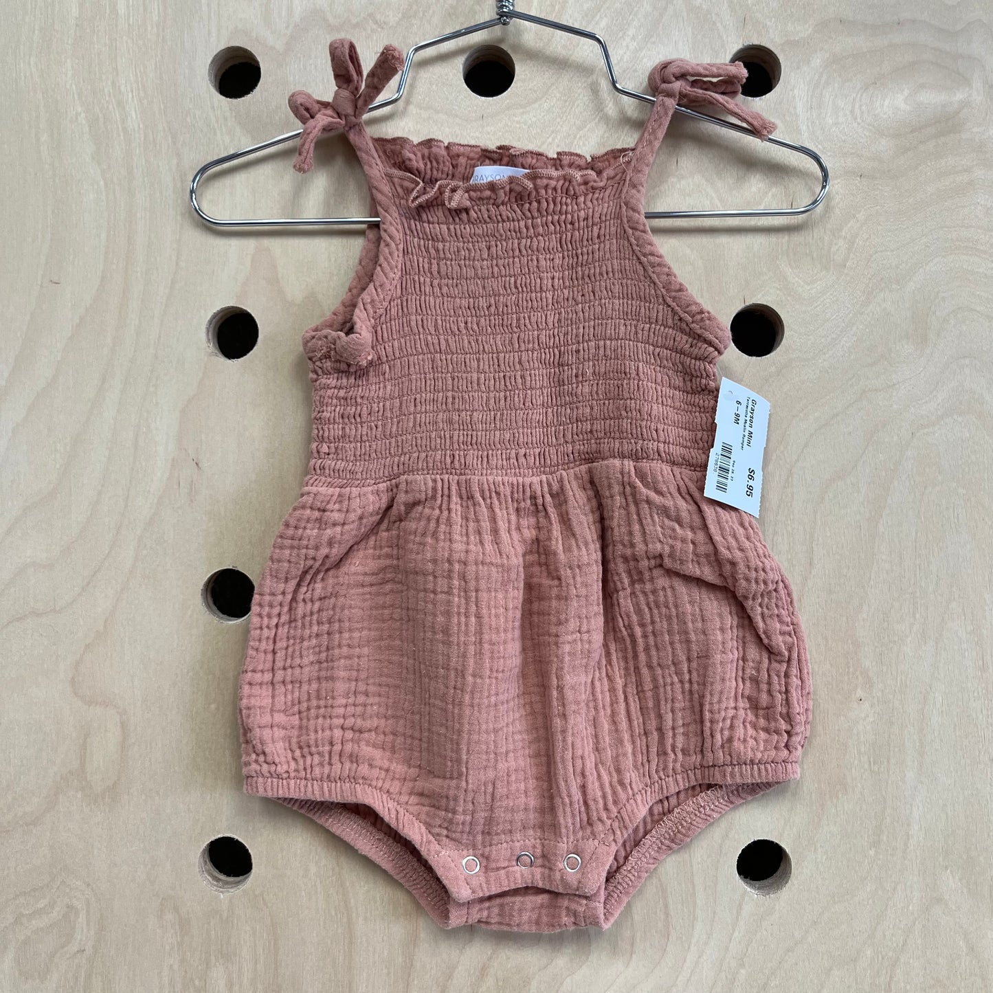 Terracotta Muslin Romper