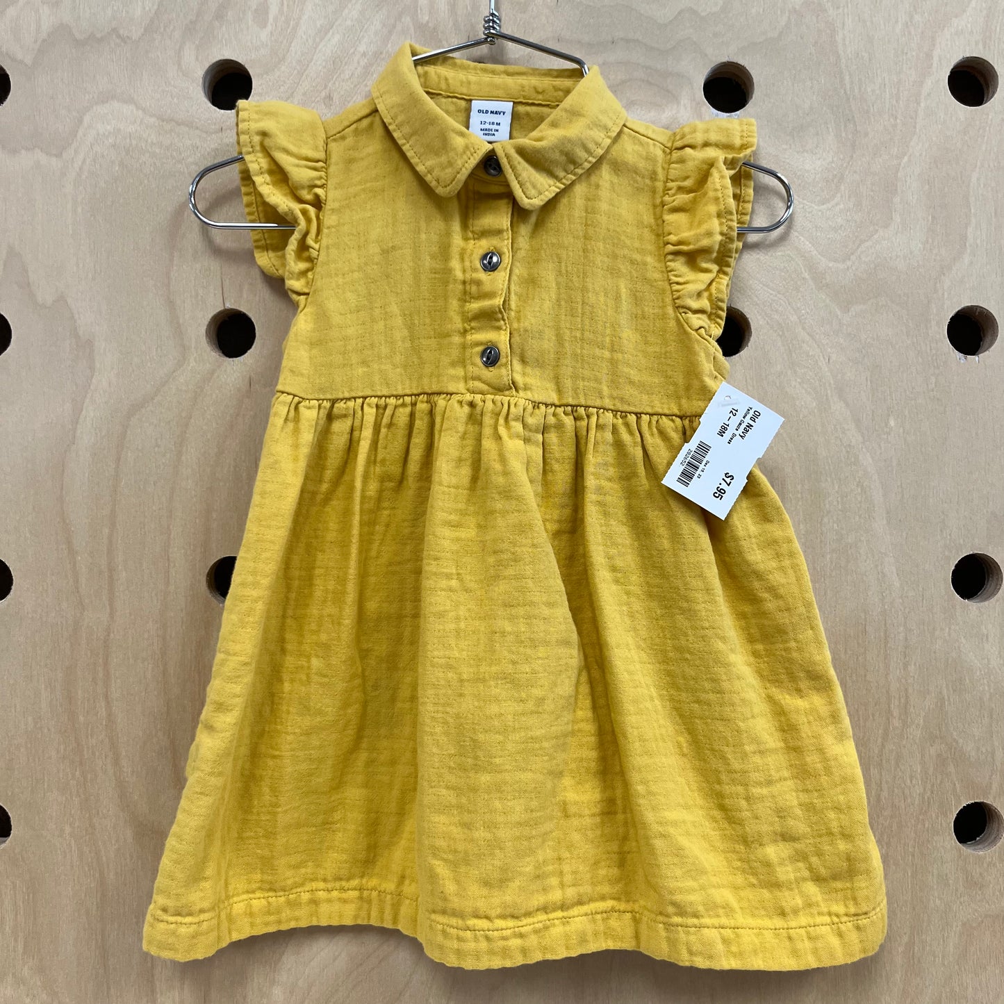Yellow Gauze Dress