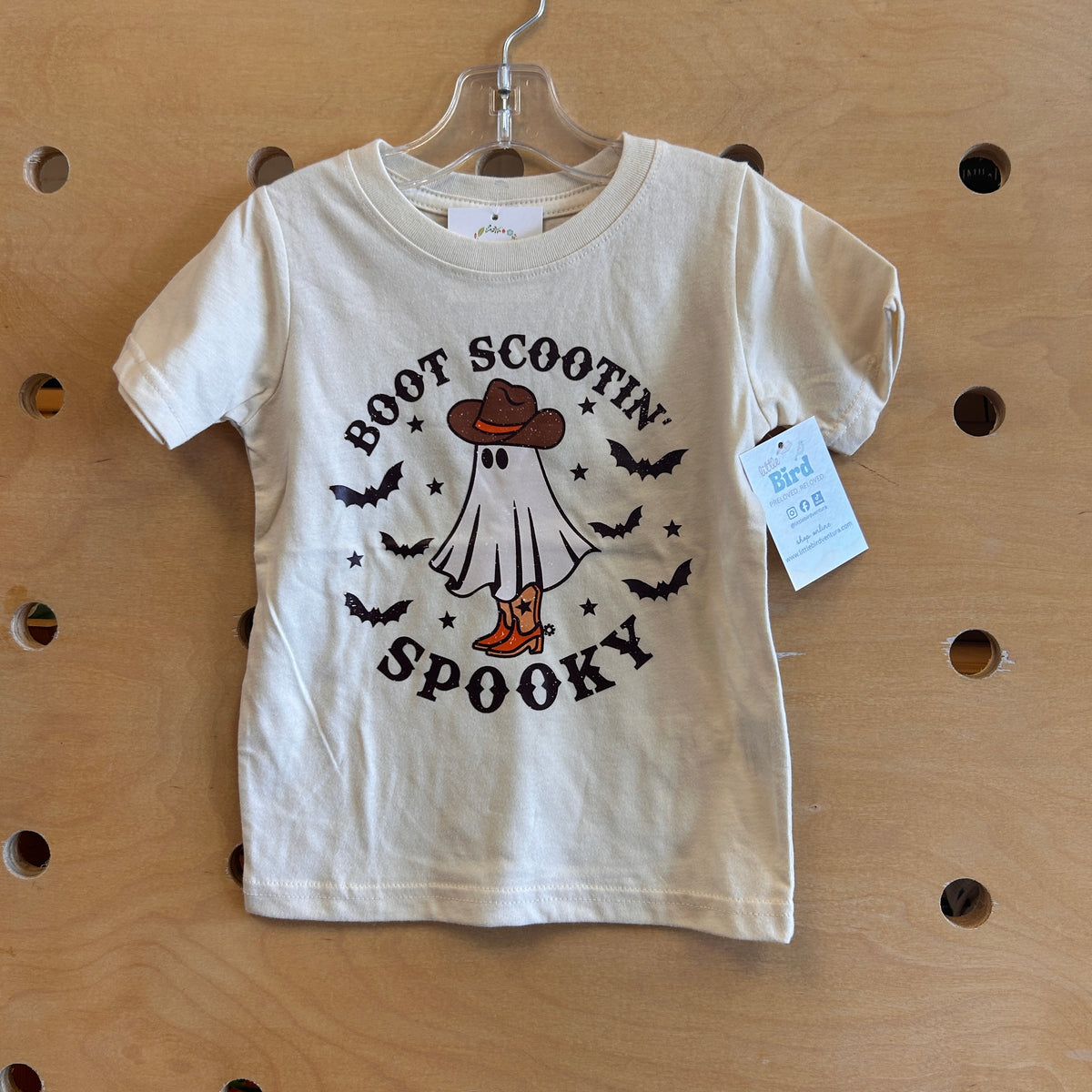 Cream Boot Scootin' Spooky Tee