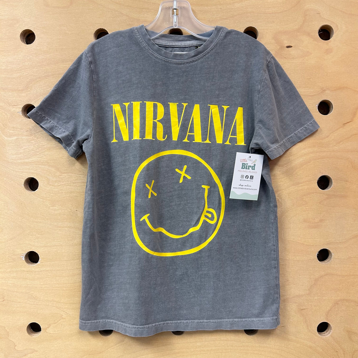 Grey & Yellow Nirvana Tee