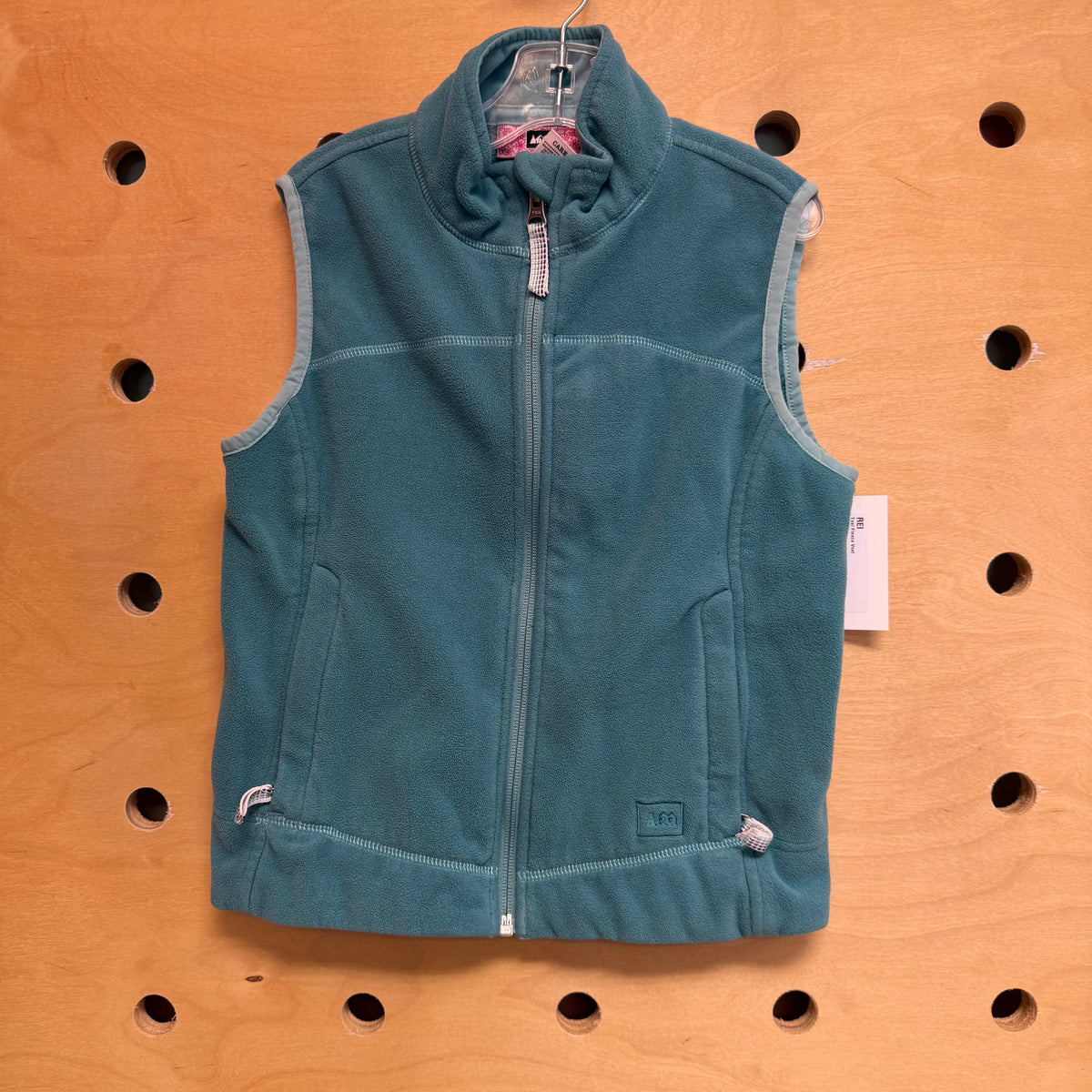 Teal Fleece Vest