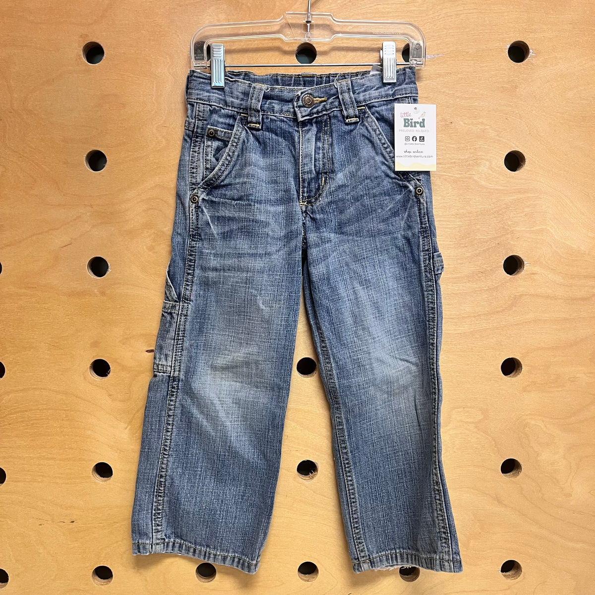 Straight Leg Denim Pants