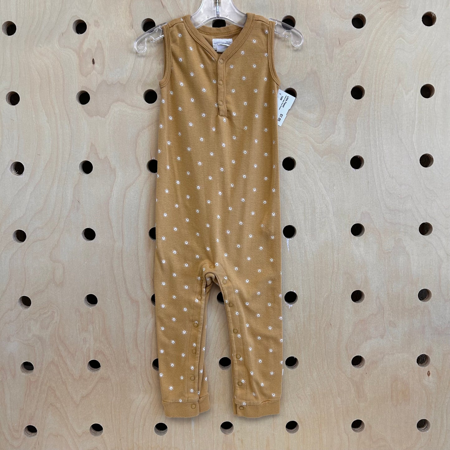 Yellow Happy Suns Romper