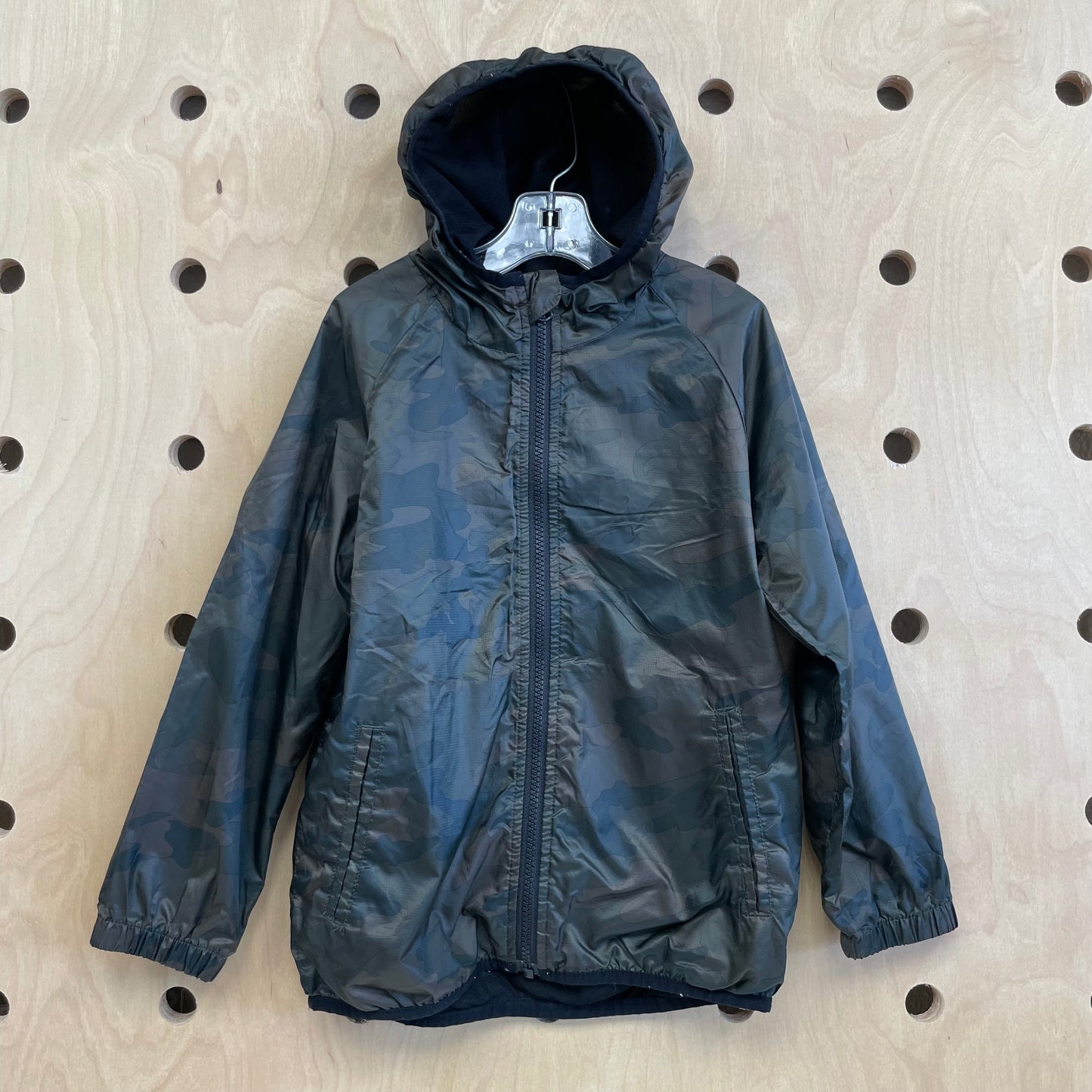 Camo Zip Hoodie Windbreaker