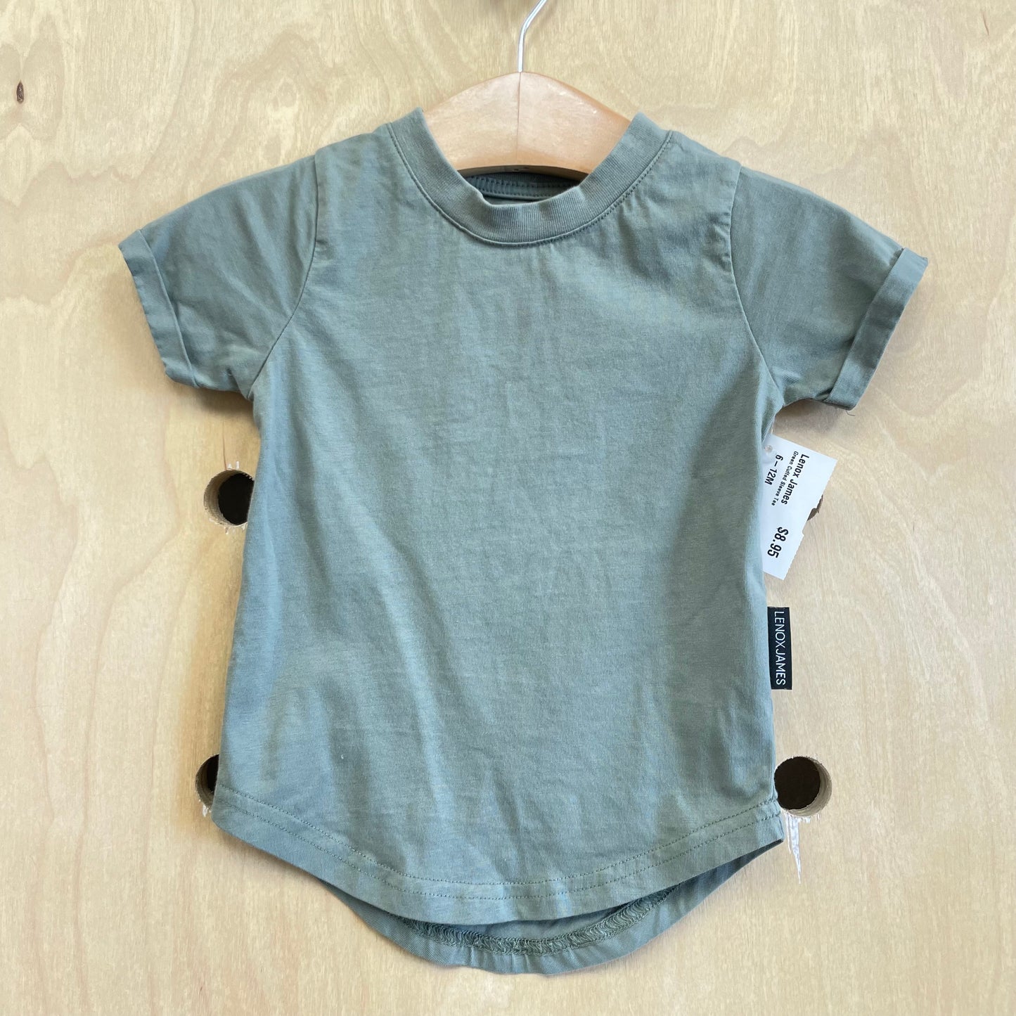 Green Cuffed Sleeve Tee