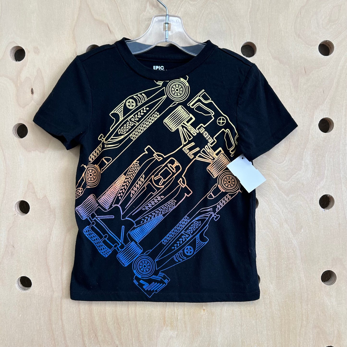 Black Race Car Tee