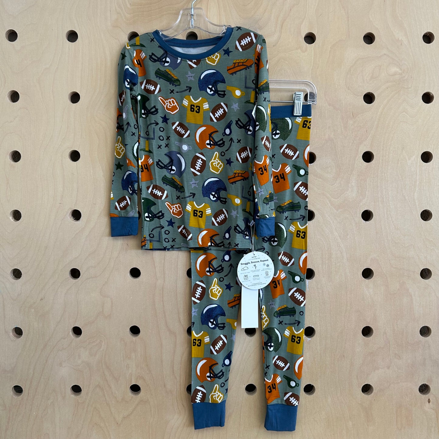 Football Bamboo Pajamas NEW!